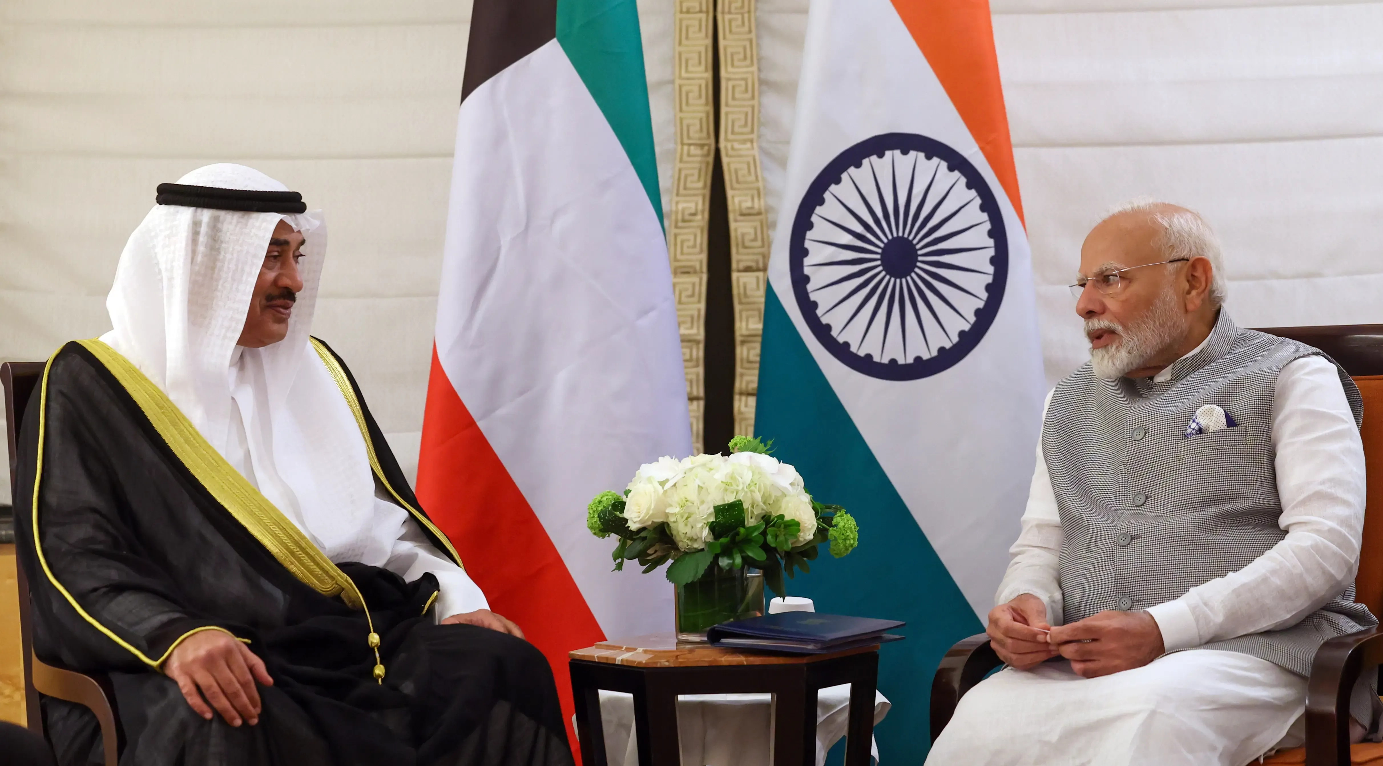 PM Modi Engages with Kuwait Crown Prince on West Asia and Strait of Hormuz Navigation