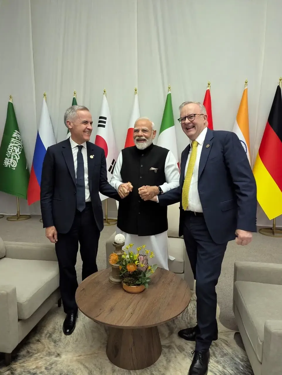 What is the Australia-Canada-India Technology and Innovation Partnership announced by PM Modi?