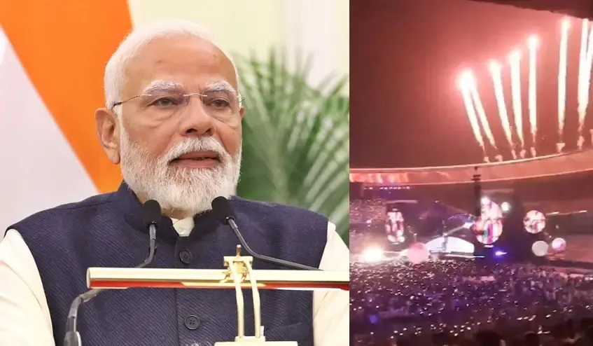 PM Modi Lauds Coldplay's Tour, Highlights India's Potential for Live Music