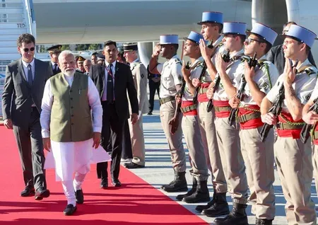 PM Modi arrives in Nice for India-France State visit, G7 summit ahead