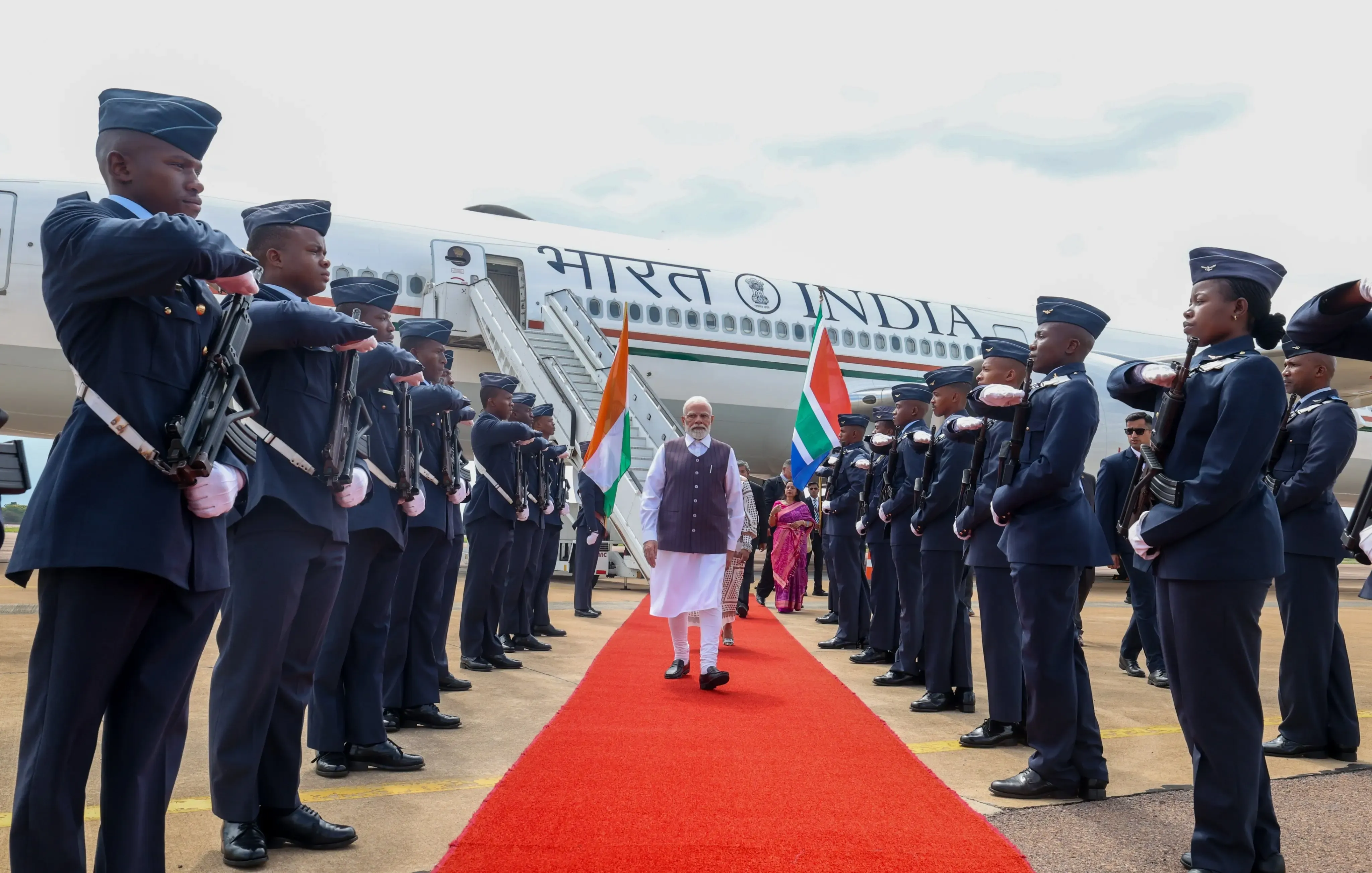 Did PM Modi Arrive in Johannesburg for the G20 Leaders' Summit?