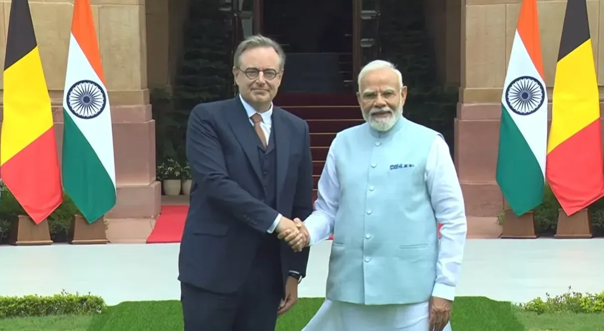 PM Modi, Belgium's De Wever hold bilateral talks at Hyderabad House
