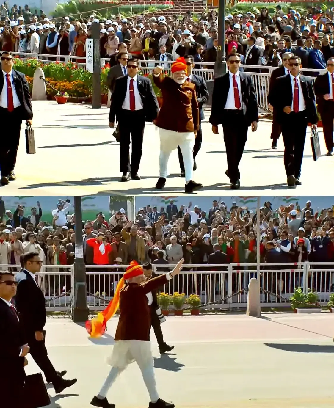 PM Modi Walks the Kartavya Path to Greet Citizens