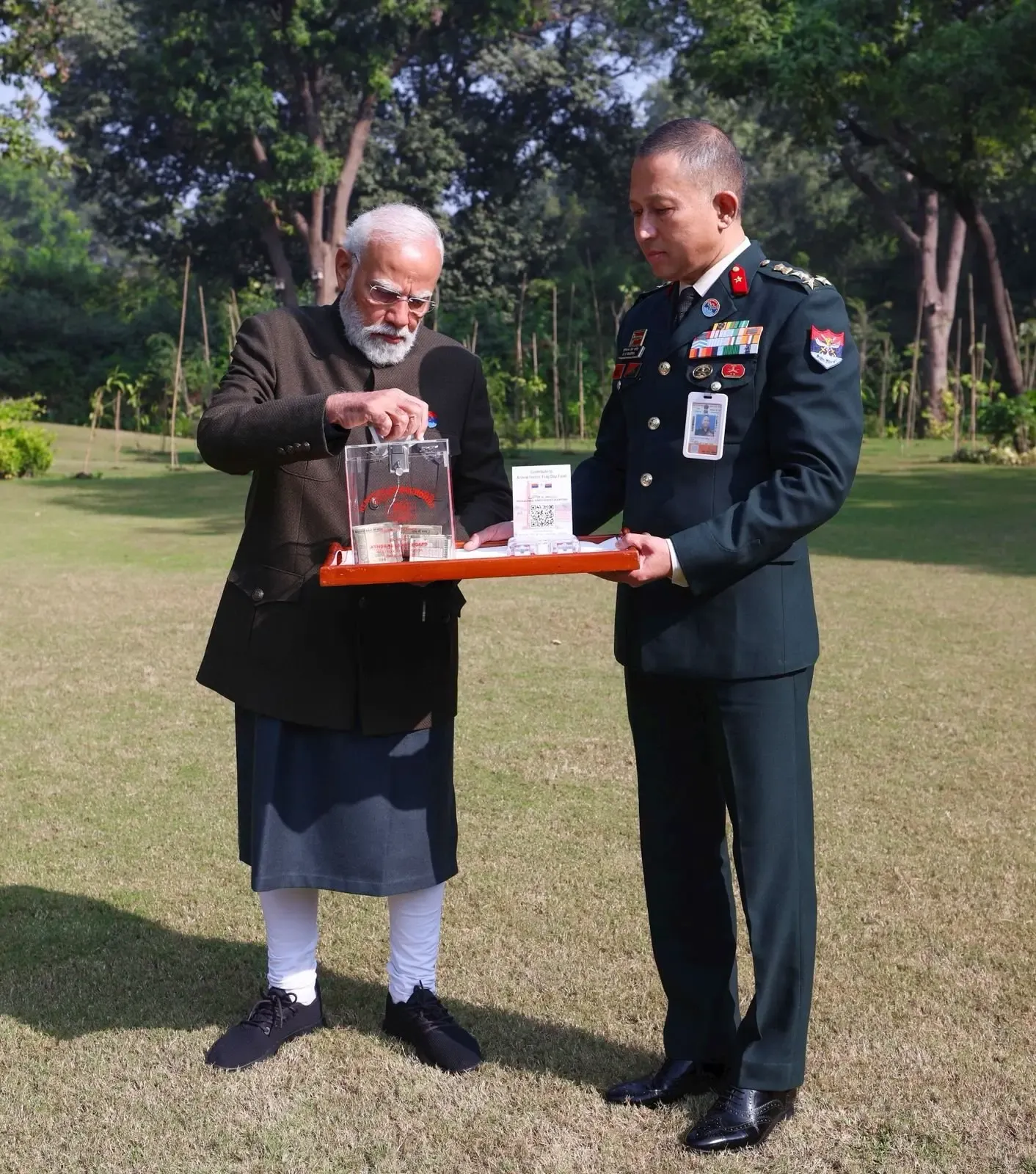 Why is PM Modi Calling for Support for the Armed Forces Flag Day Fund?