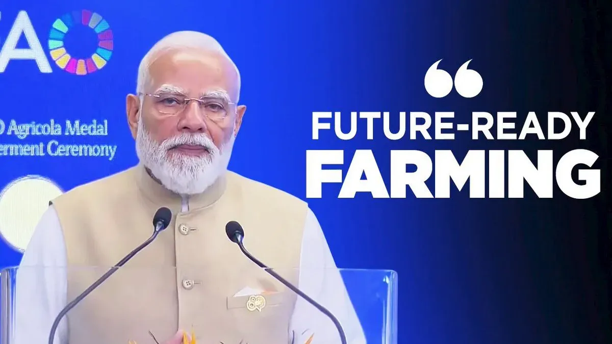 PM Modi calls for sustainable, climate-resilient farming ecosystem