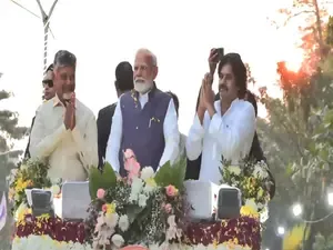 Massive Roadshow in Vizag Led by PM Modi, CM Naidu, and Pawan Kalyan