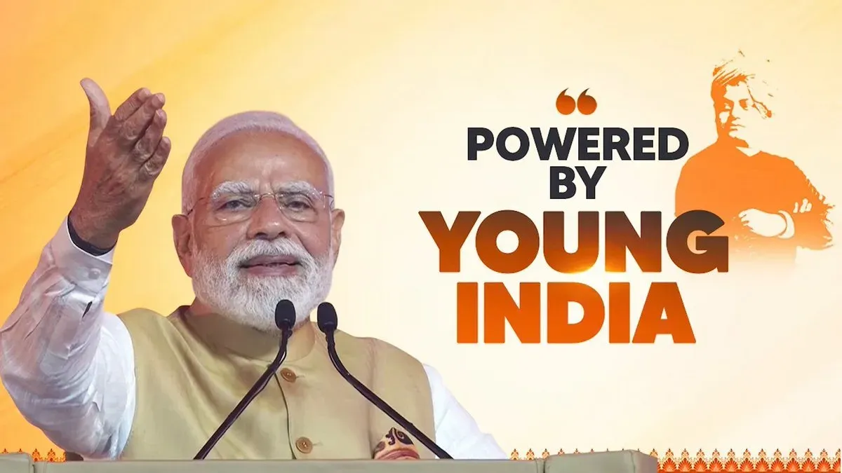 PM Modi credits youth power for Aatmanirbhar Bharat, Make in India gains