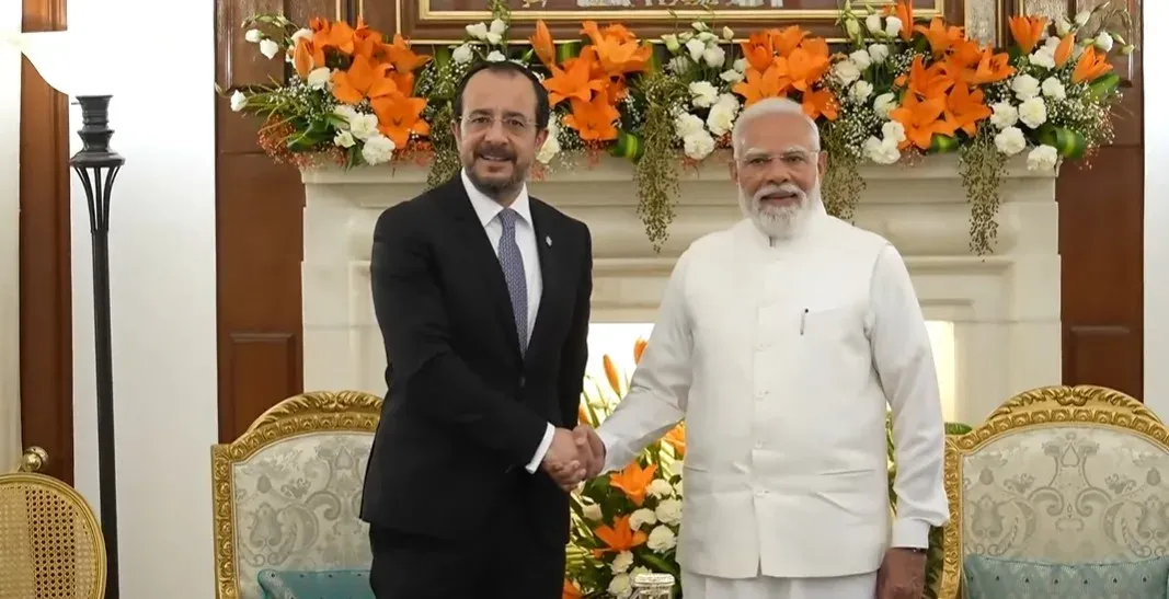 Modi-Cyprus President Christodoulides hold talks in New Delhi on trade, defence, AI