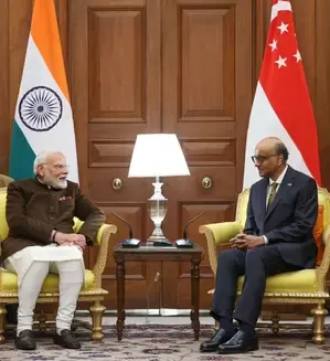 PM Modi Engages with Singapore President on Futuristic Sectors