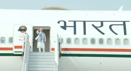PM Modi flies to Seychelles for 3-day State Visit, Golden Jubilee