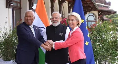 Modi meets EU leaders at G7 in Evian, FTA signing set for 2025