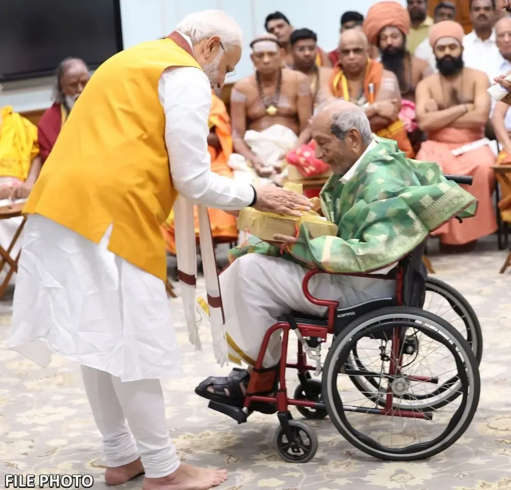 PM Modi mourns Vummidi Ethiraj, Sengol craftsman who shaped India's heritage