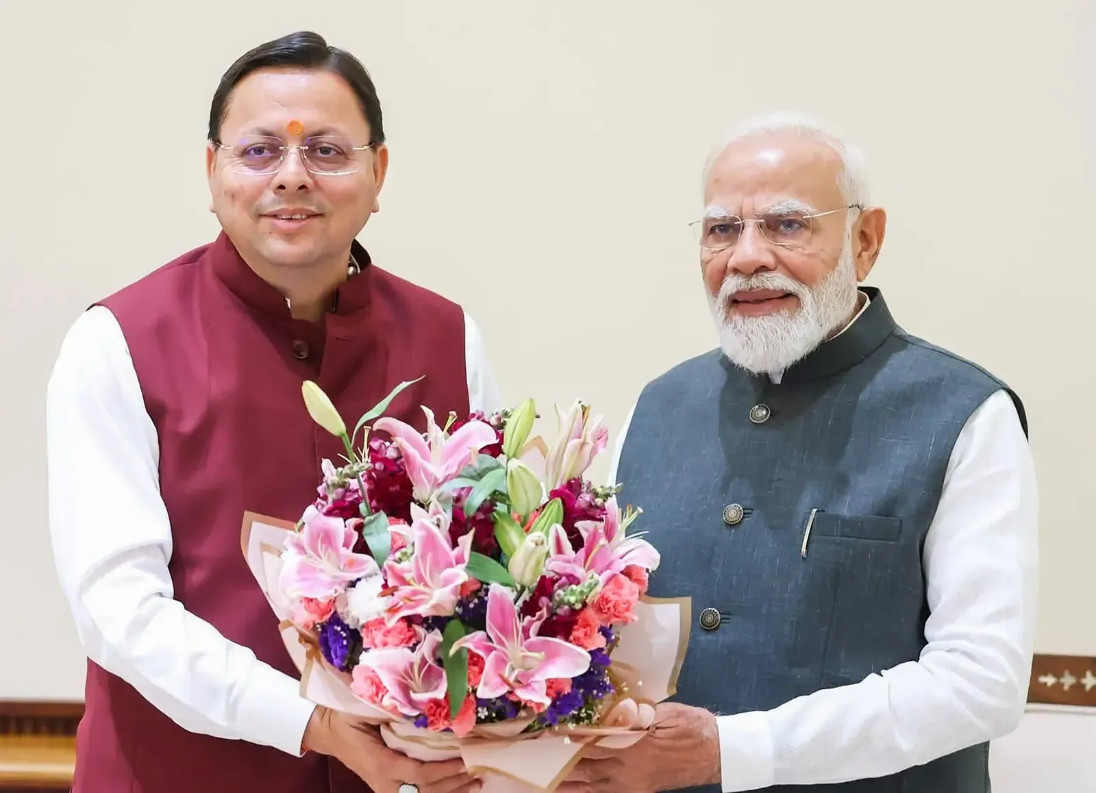 PM Modi wishes Uttarakhand CM Dhami on birthday, lauds state's progress