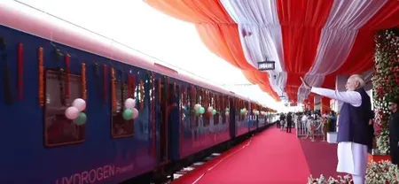 India's first hydrogen train flagged off by Modi; ₹14,700 crore projects launched from Jind