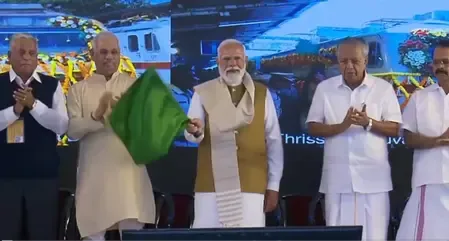 Did PM Modi Unveil Three New Amrit Bharat Express Trains in Thiruvananthapuram?