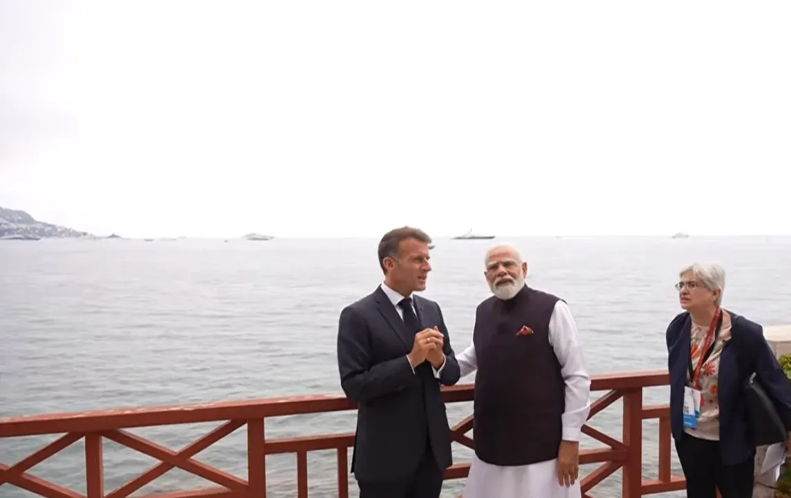 Modi, Macron tour Villa Kerylos in Nice during India-France summit