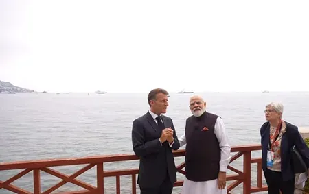 Modi, Macron tour Villa Kerylos in Nice during India-France summit