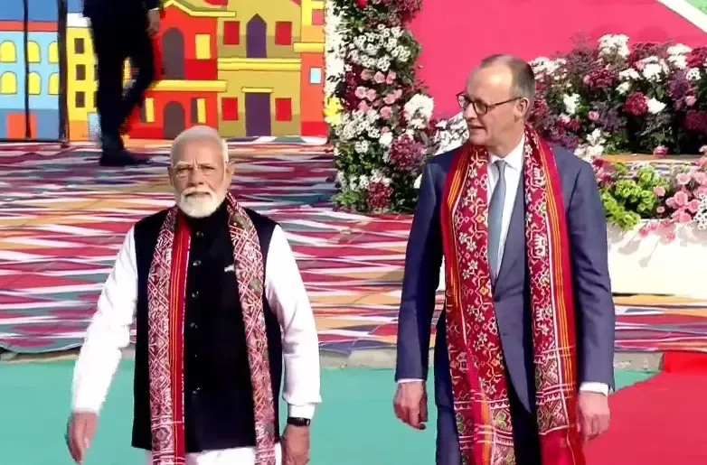 Did PM Modi and German Chancellor Merz Celebrate at the International Kite Festival?
