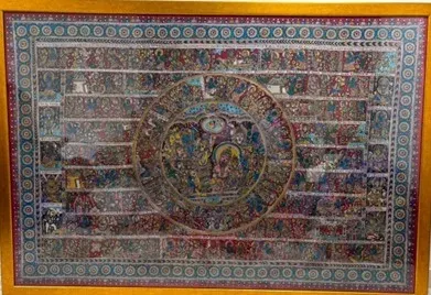 Modi gifts Kalamkari Mahabharata painting to Macron during France visit