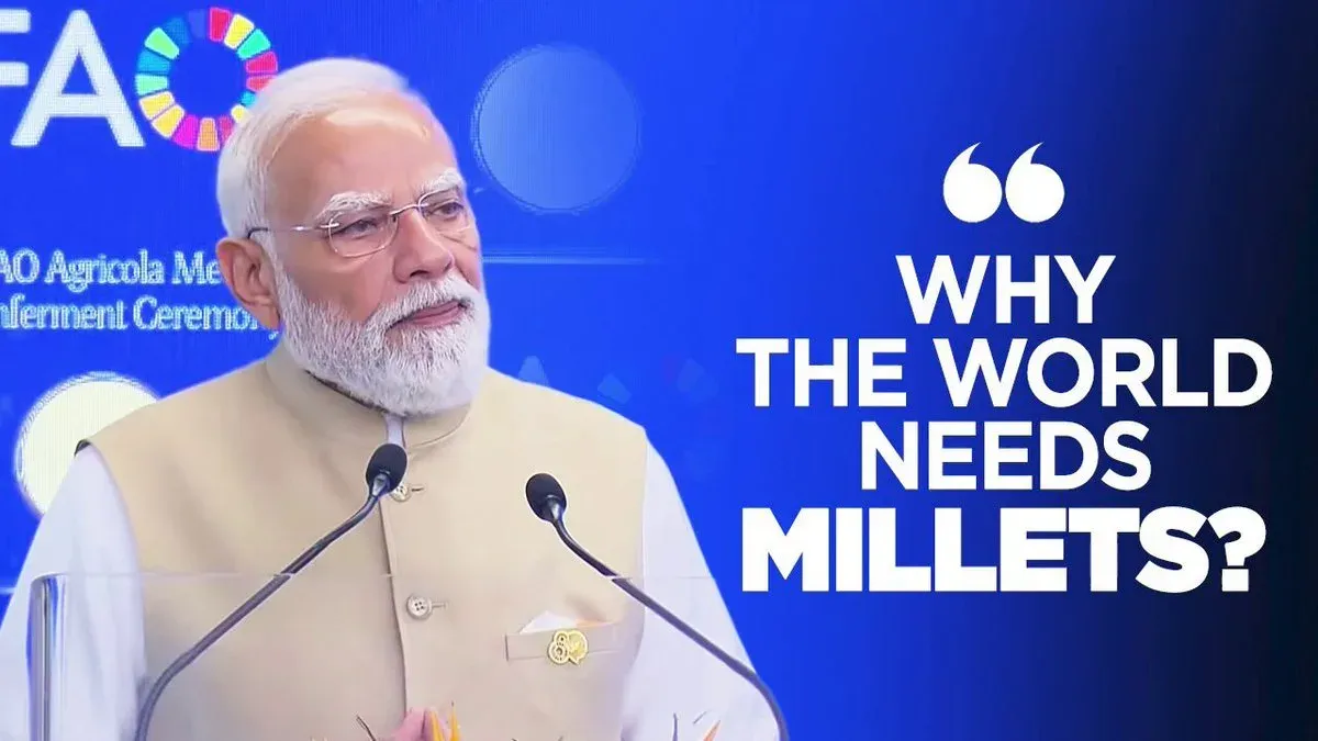 PM Modi Hails FAO Collaboration in Recognising Millet's Global Power