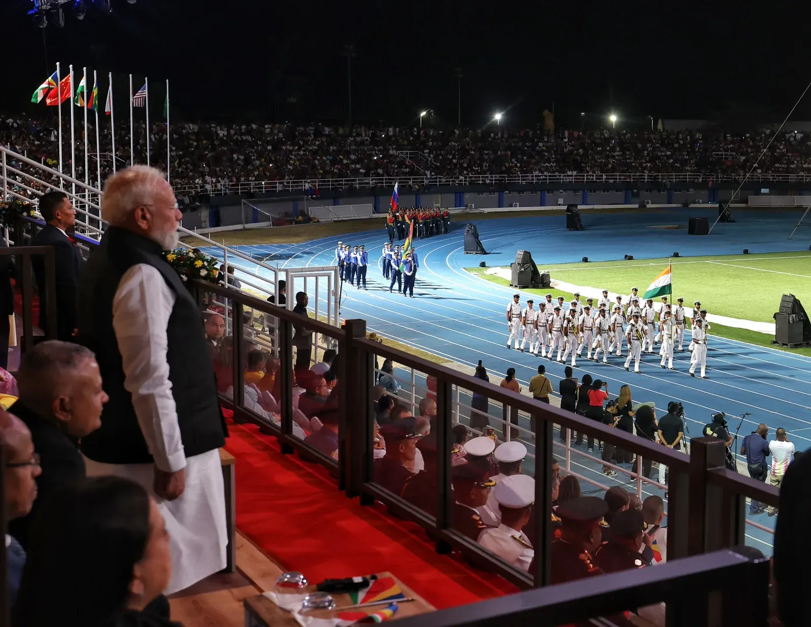 PM Modi Hails India-Seychelles Ties After Army, Navy March at National Day
