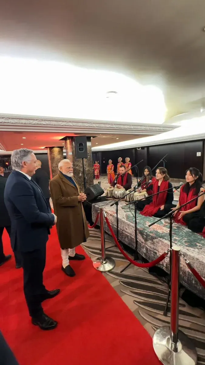 PM Modi Hails Naad Vocal Ensemble at India-New Zealand Cultural Event