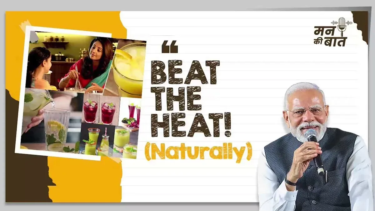 PM Modi Hails Traditional Summer Drinks on Mann Ki Baat