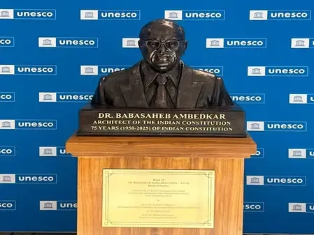 PM Modi hails unveiling of BR Ambedkar's bust at UNESCO on Constitution Day