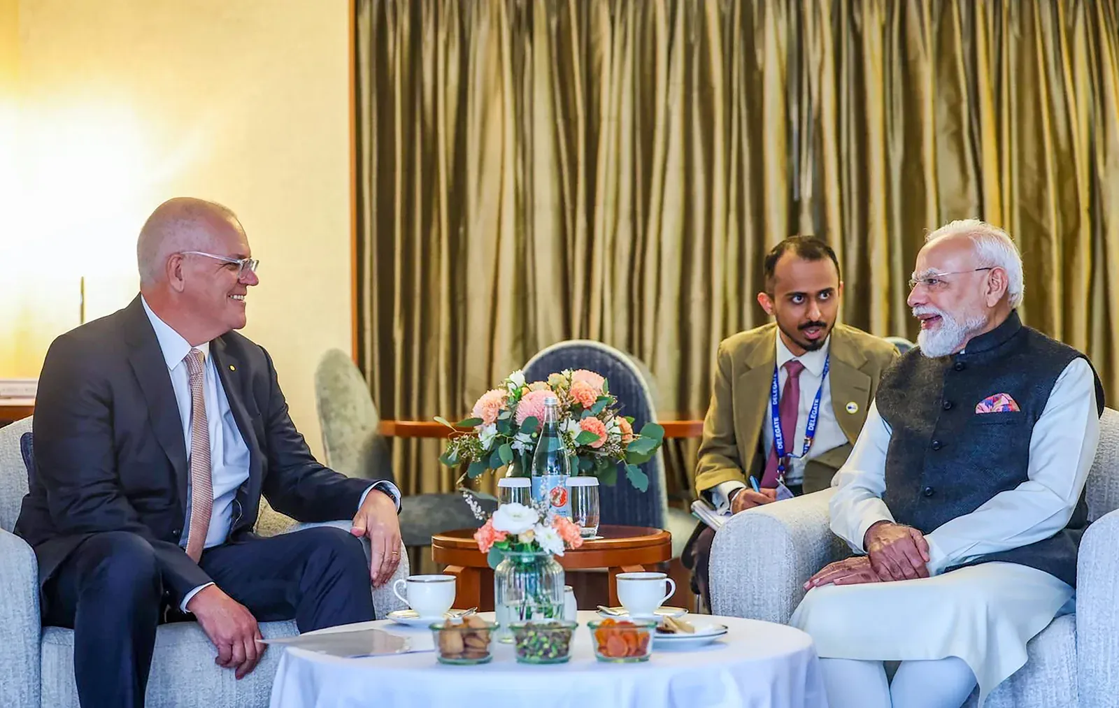 Scott Morrison praises Modi's national-interest foreign policy, backs India's Quad role