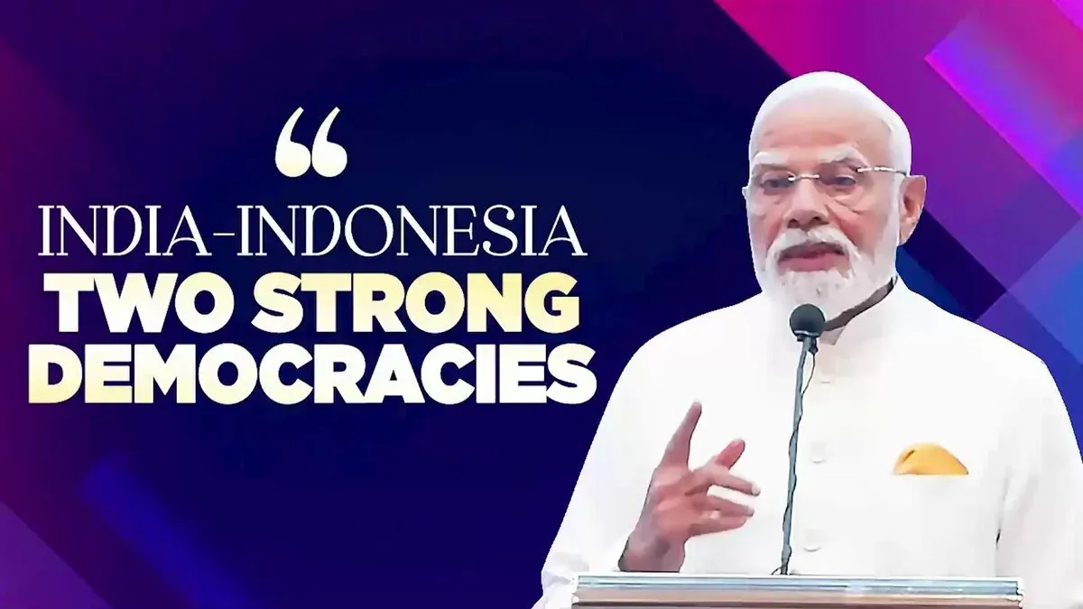 PM Modi Highlights Democracy and Diversity as Pillars of India-Indonesia Ties