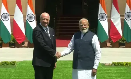 Strengthening Ties: PM Modi and Austrian Chancellor Stocker Discuss Bilateral Cooperation