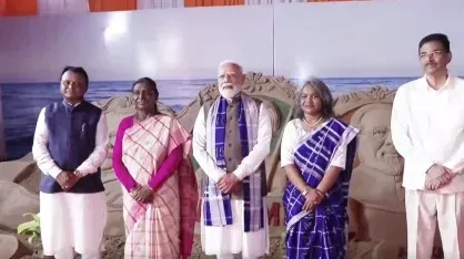 PM Modi in Mayurbhanj for Odisha BJP govt's 2-year anniversary event