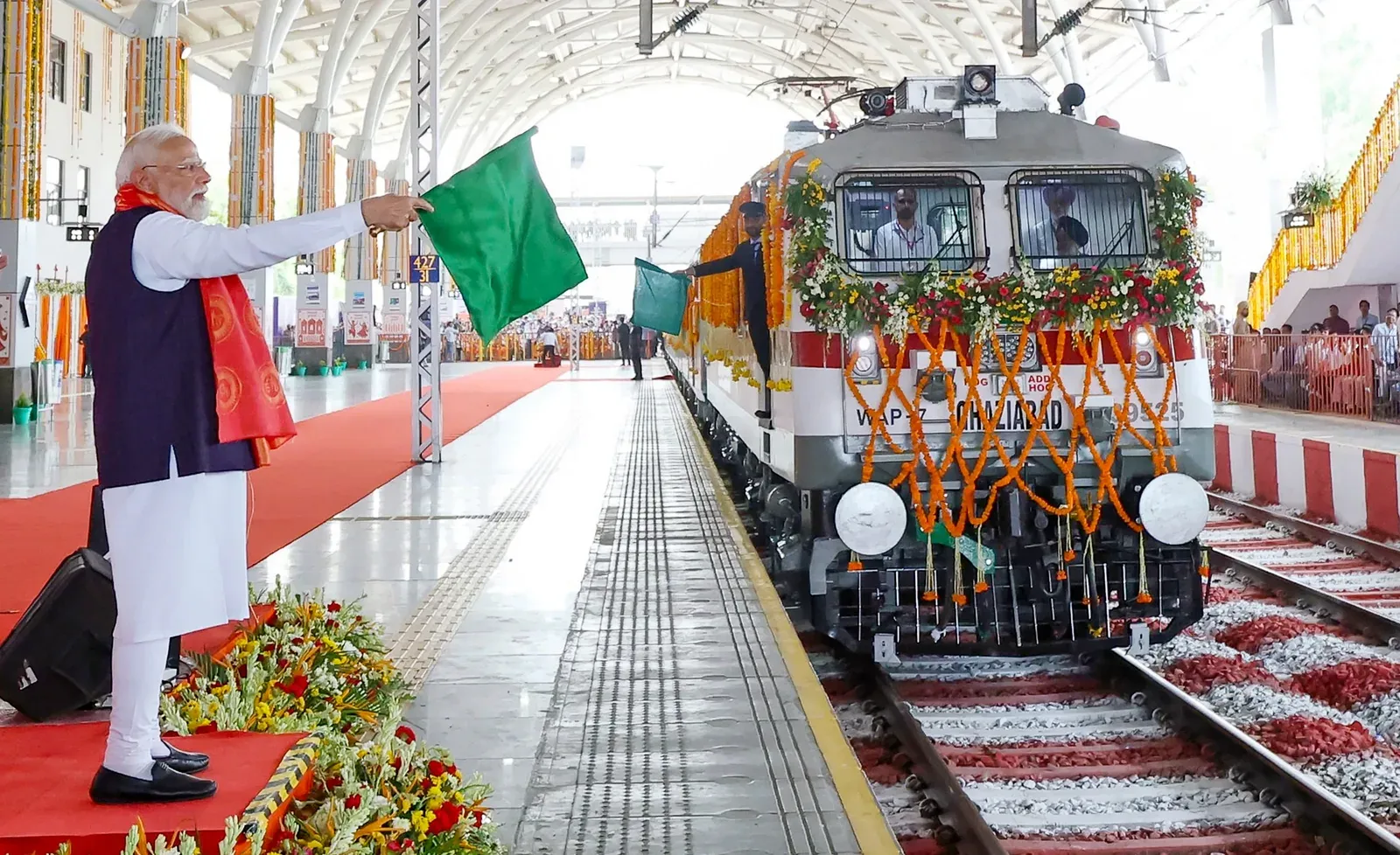 PM Modi inaugurates 7 redeveloped railway stations in Odisha under ABSS