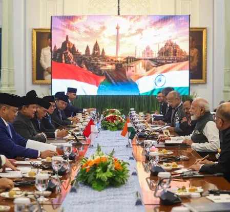 Modi-Subianto Jakarta talks: Indo-Pacific peace, key pacts, top honour for PM