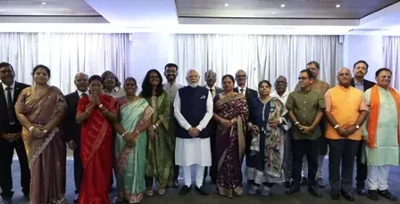 PM Modi meets Indian diaspora in Seychelles amid 50th National Day visit