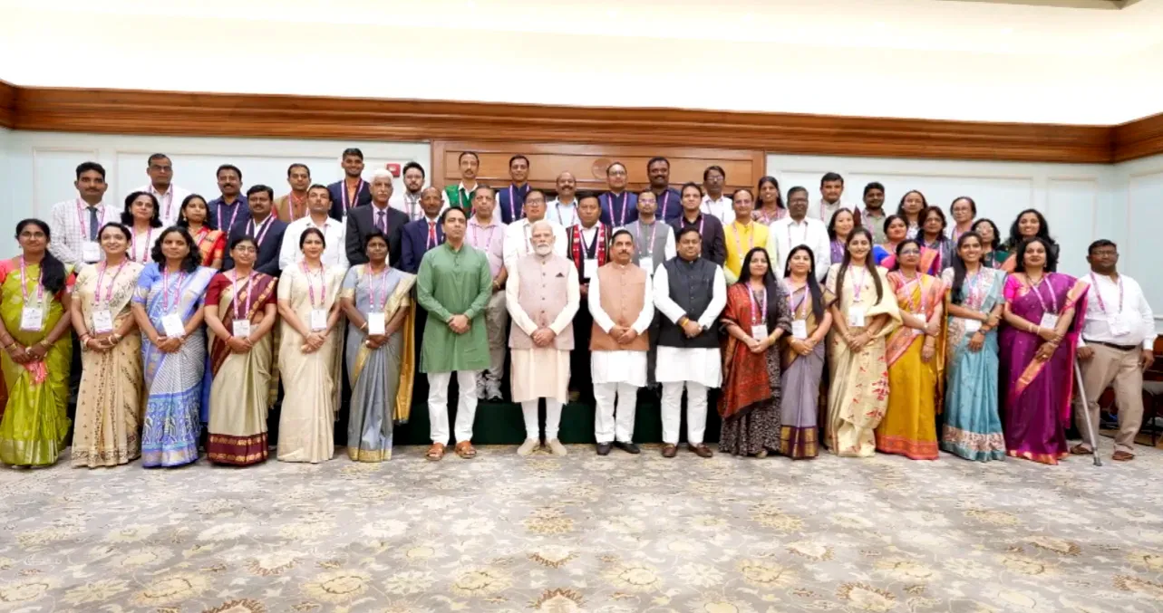 PM Modi meets National Teachers' Award winners on Teachers' Day 2025