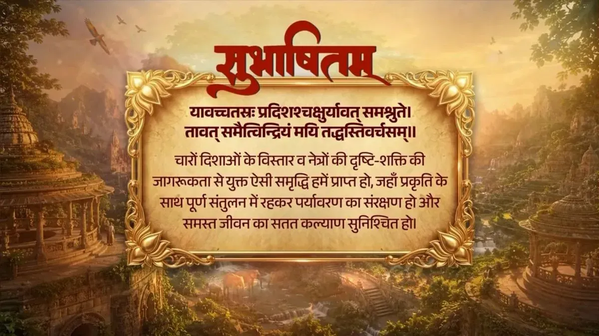 PM Modi invokes Vedic verse, links culture to India's progress
