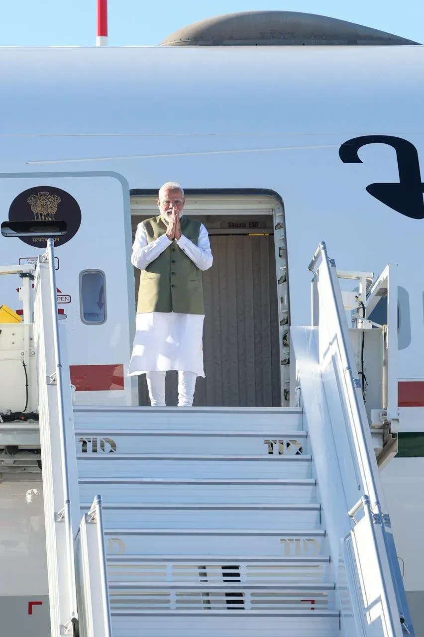 PM Modi Lands in Nice, Begins France Visit With Bilateral Agenda