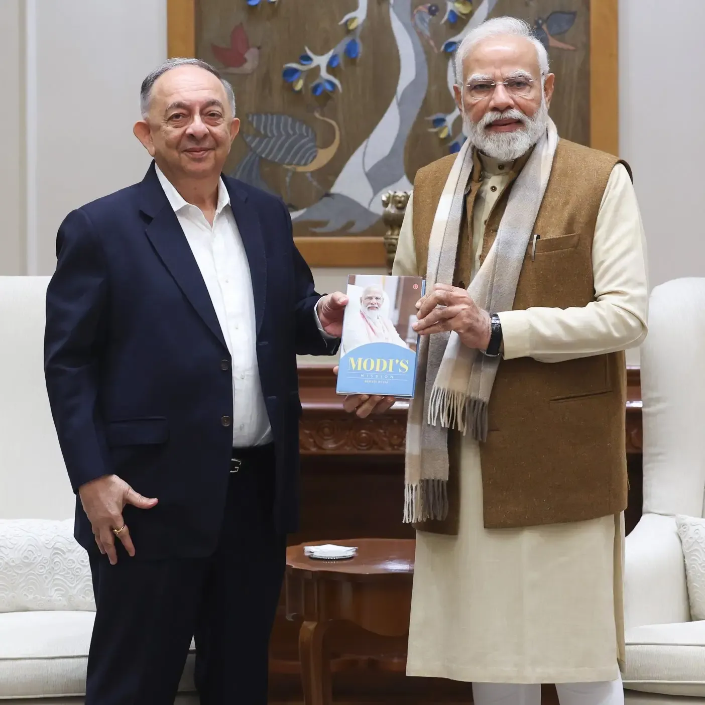 Did PM Modi Meet Author Berjis Desai to Receive 'Modi’s Mission'?