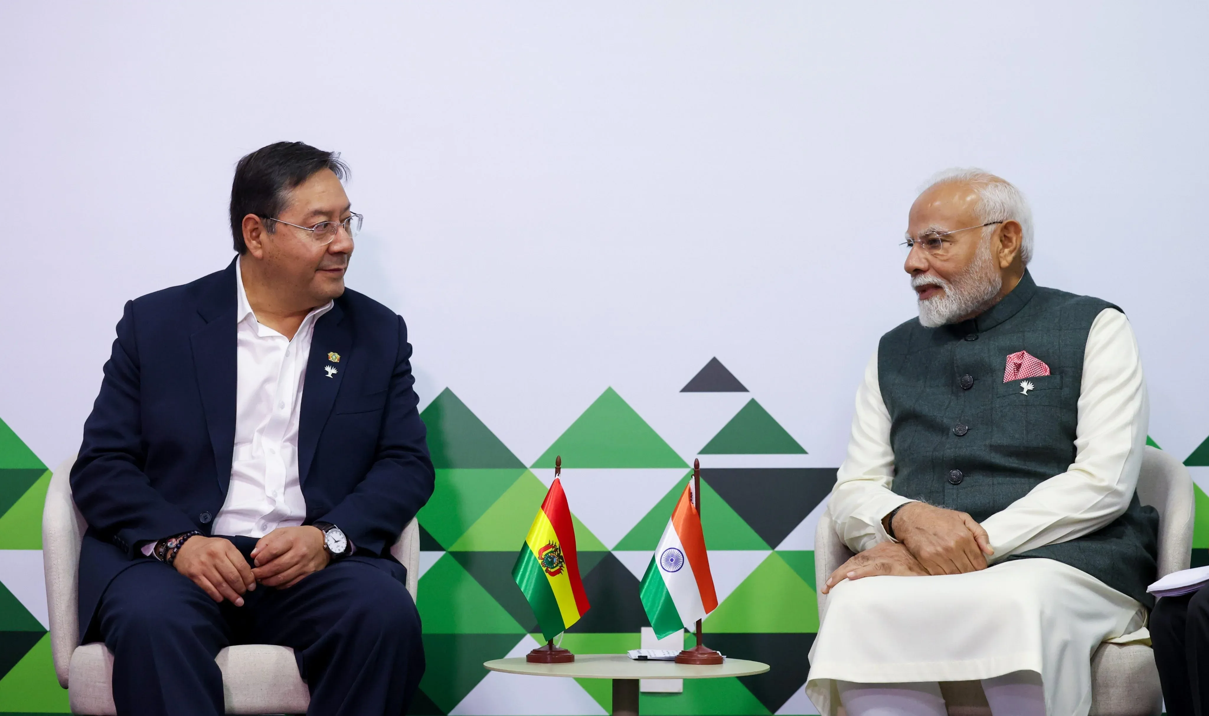 What Happened When PM Modi Met Bolivian President at the BRICS Summit?
