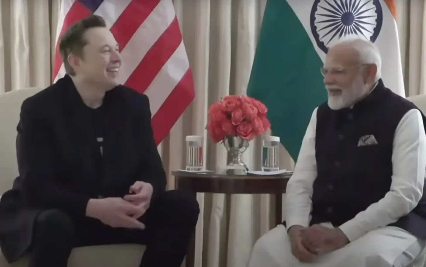 PM Modi Engages with Elon Musk Prior to Trump Talks
