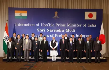 What Happened When PM Modi Met Governors of 16 Japanese Prefectures in Tokyo?