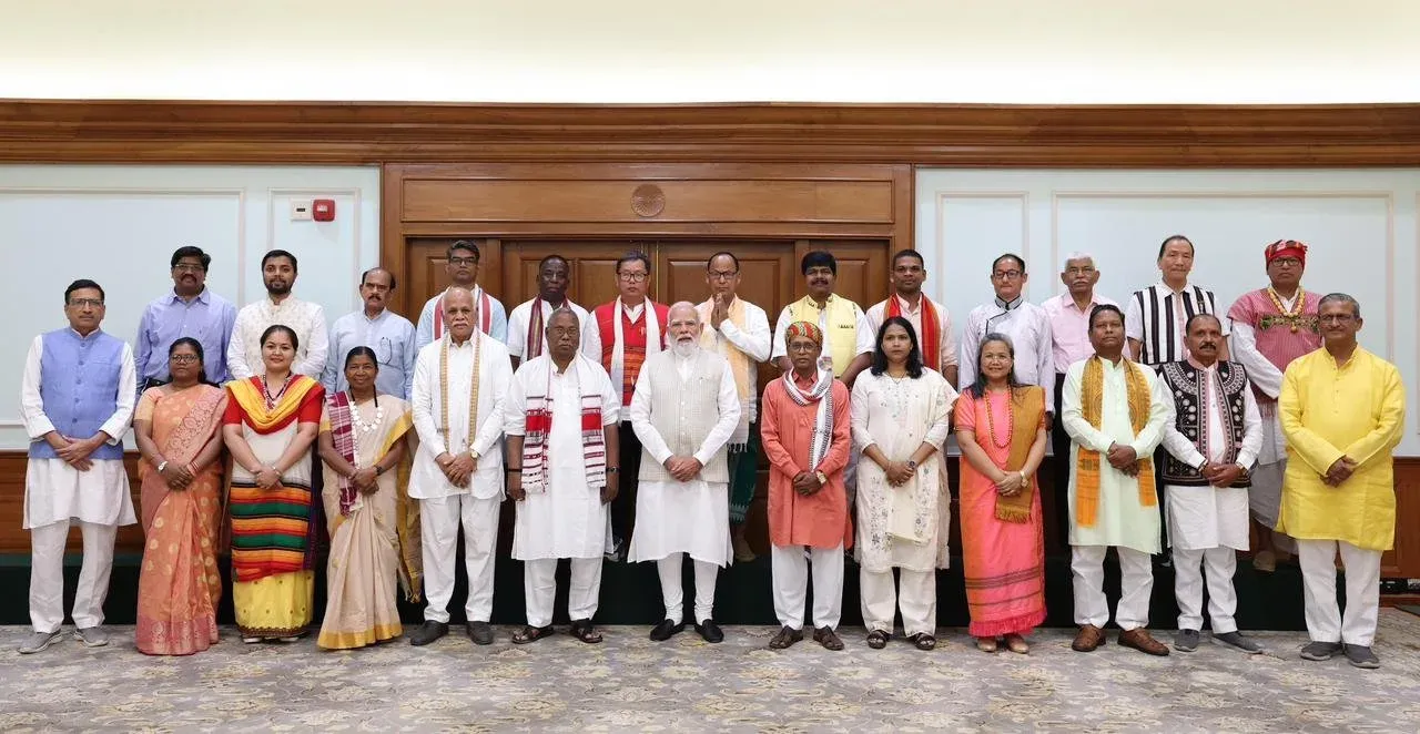 PM Modi Meets Janjati Suraksha Manch Reps in New Delhi