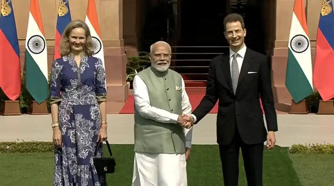 PM Modi meets Liechtenstein's Prince Alois at Hyderabad House to boost India-EFTA ties