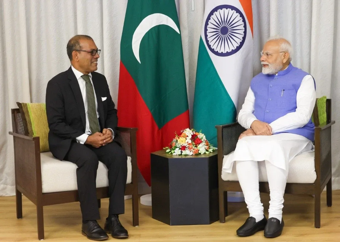 What did PM Modi discuss with Maldives’ former President?