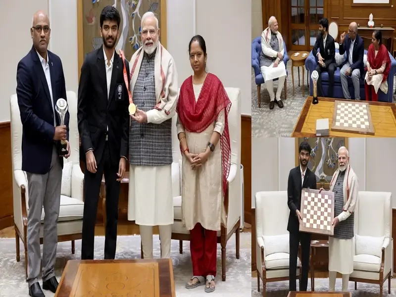 PM Modi Honors D. Gukesh, the Youngest World Chess Champion as 'India's Pride'