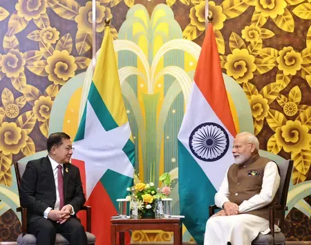 What Did PM Modi and Myanmar's Min Aung Hlaing Discuss?