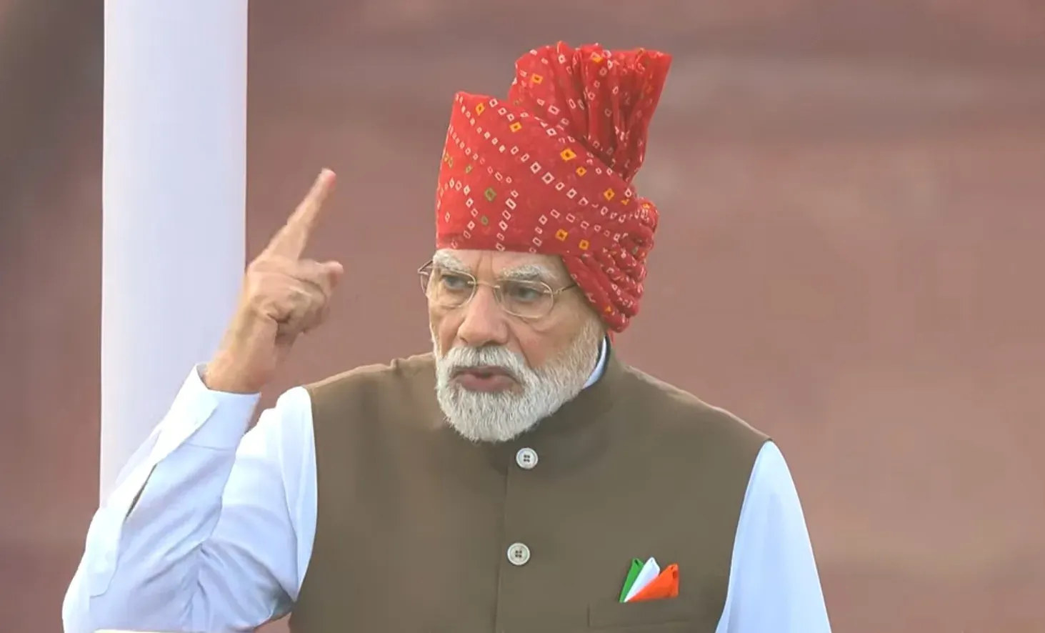 80वें स्वतंत्रता दिवस पर मोदी का 75 मिनट का भाषण, चार साल में सबसे संक्षिप्त; 13वीं बार लहराया तिरंगा