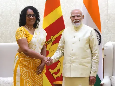 क्या पीएम मोदी ने श्रीलंका की प्रधानमंत्री और मिस्र के विदेश मंत्री से मुलाकात की?