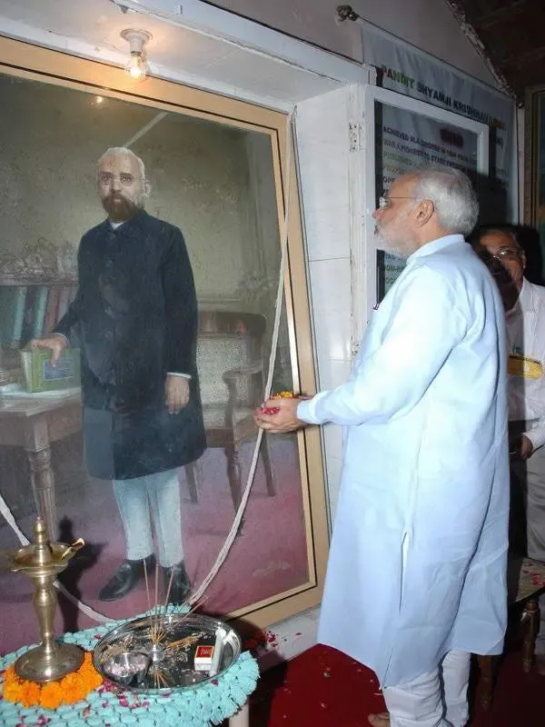 क्या पीएम मोदी ने श्यामजी कृष्ण वर्मा की जयंती पर उन्हें याद किया?